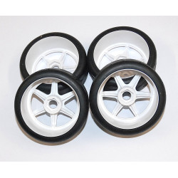 Gomme Rc 1/8 Stradale  pz 4 Cerchione 5 razze 105 mm