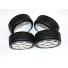 Gomme Rc 1/8 Stradale  pz 4 Cerchione 5 razze 105 mm