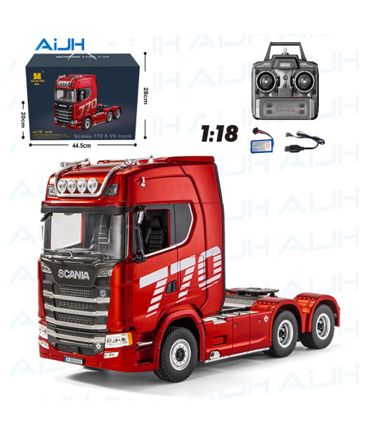 Huina Camion Scania 1/18 Rosso