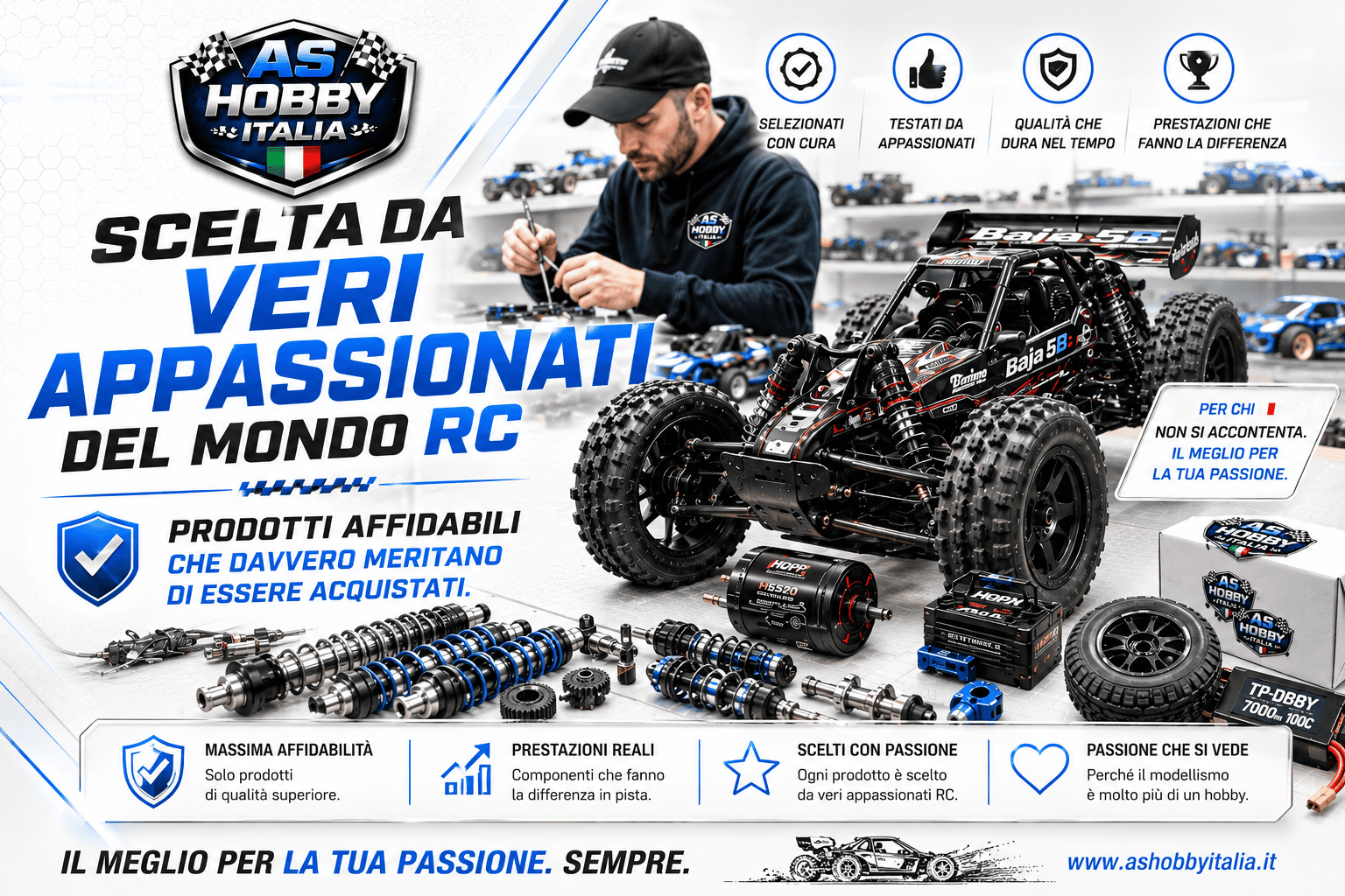 Modello radiocomandato in esposizione