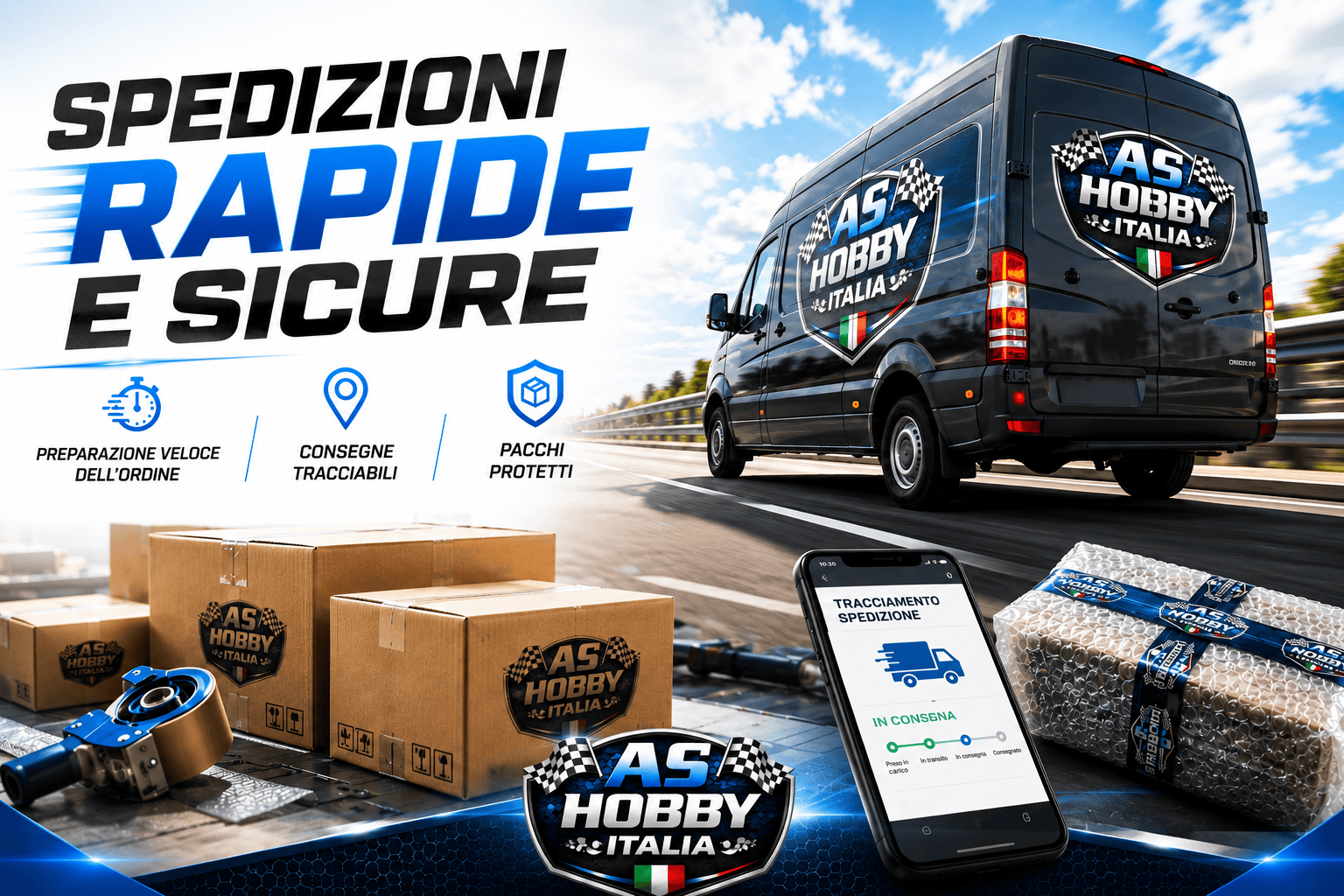 Spedizione ordine protetta e veloce