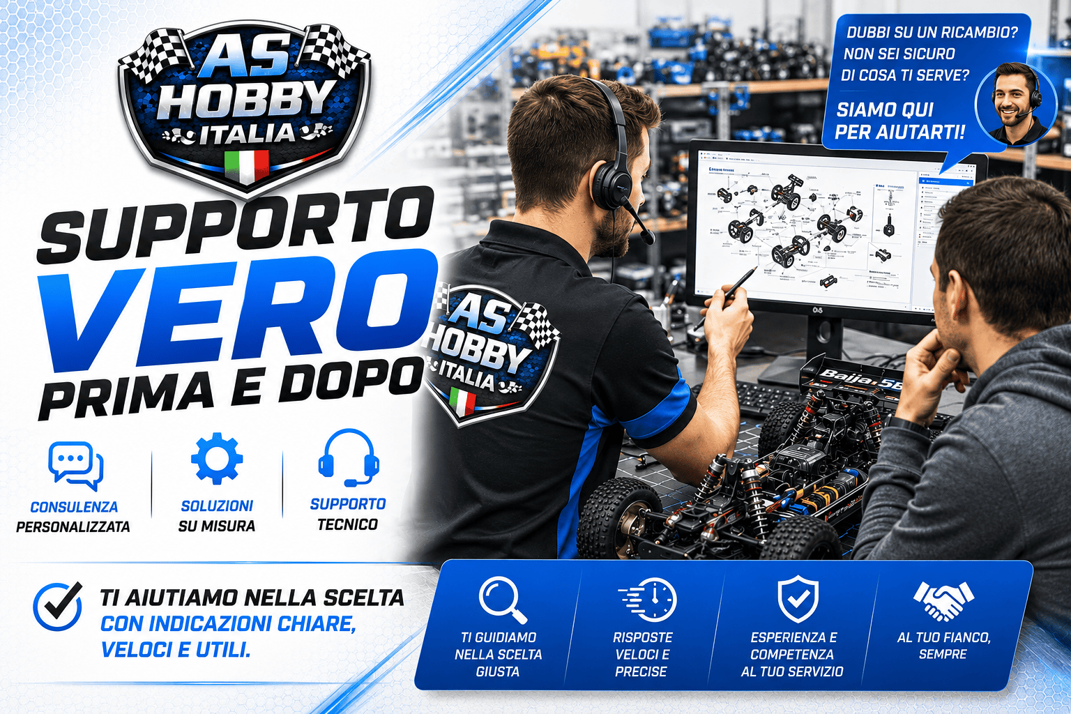 Assistenza e supporto prodotto